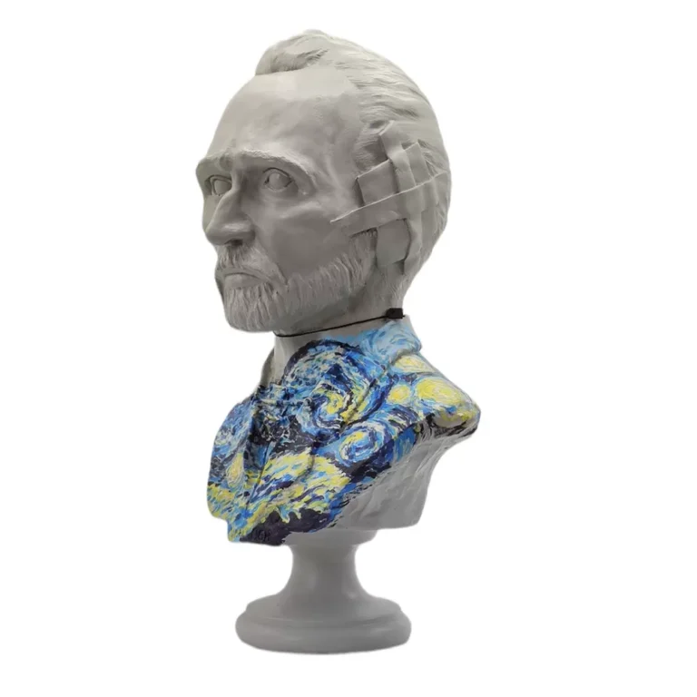 Yıldızlı Gece Büstü Van Gogh